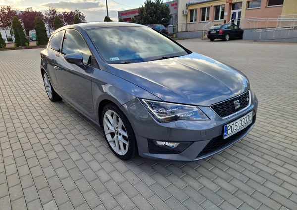 Seat Leon cena 42999 przebieg: 193050, rok produkcji 2014 z Raszków małe 56